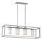 Maxim Lighting Lateral 4-Light Linear Pendant, Satin Nickel 10288SWSN - alternate 1